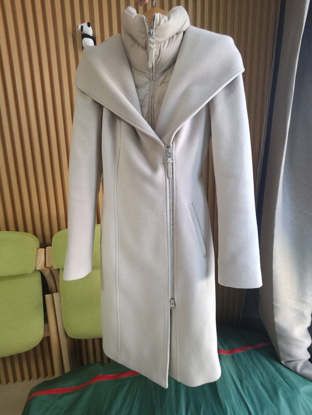 MACKAGE SHIA-SLB 2-in-1 Double-face Wool Coat With Removable Down Bib 'Trench'